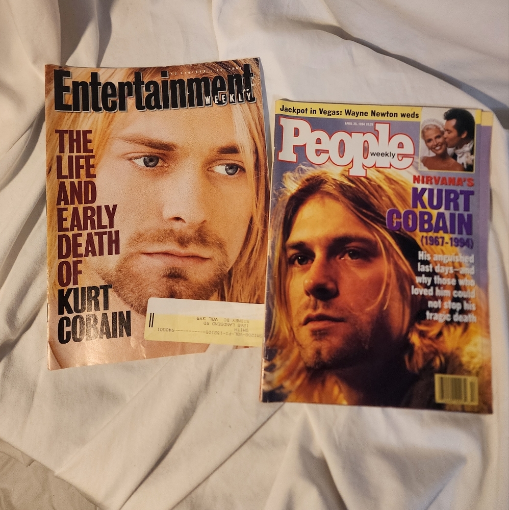 2 Kurt Cobain People Magazine April 1994 entertainment magazine